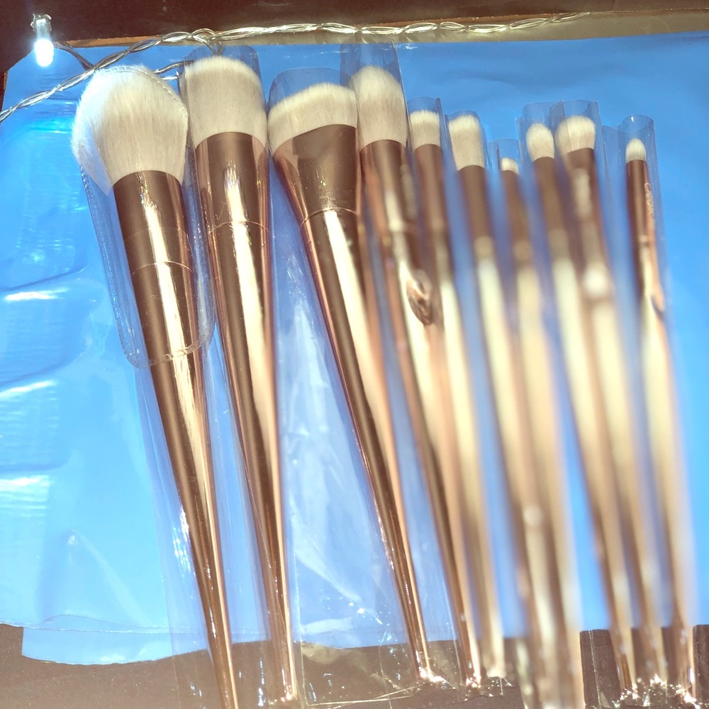 Makeup brushes w/bag